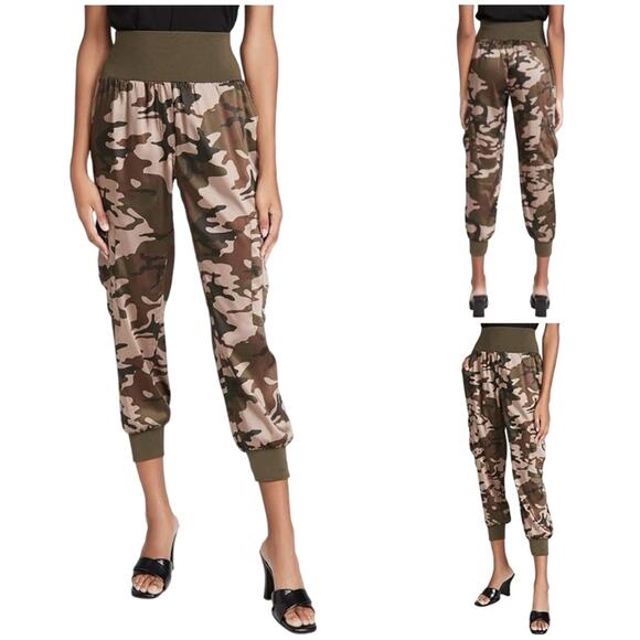 cinq a sept GILES Brown Camo Print PANT SZ L $265.00 - Picture 1 of 14